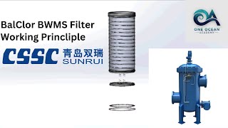 BalClor SunRui BWMS Working principle of filter [upl. by Kubetz]