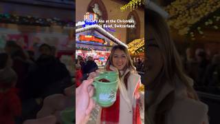 What I ate at the Christmas Market in Basel Switzerland [upl. by Leaffar495]