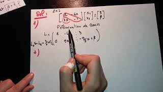 Élimination de Gauss exercice corrigé [upl. by Lia]