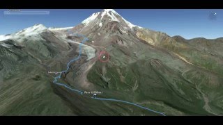 Trail to Mount Kazbek 5047m [upl. by Aneleh]