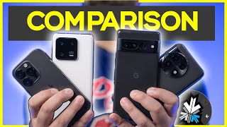 Best Flagship Smartphone  iPhone 14 Pro vs Xiaomi 13 Pro vs Pixel 7 Pro vs OnePlus 11 [upl. by Adgam63]