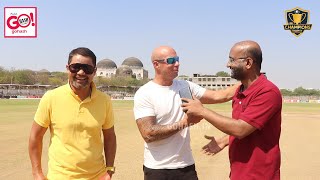 EXCLUSIVE INTERVIEW WITH HERSCHELLE GIBBS FORMER SOUTH AFRICAN CRICKETER AT KBN TURF GROUND [upl. by Dadivitan]