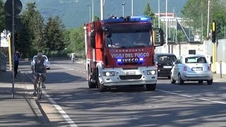 ABP  Kilolitrica  APS Vigili del Fuoco Brescia in emergenza  Italian Fire dept responding [upl. by Enytsirhc195]