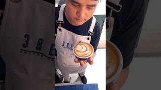 Advance  Tulip 🌷☘️ Cafe Art latteart barista shorts coffee love trending music dj youtube [upl. by Mal819]