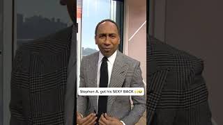 Stephen A got his SEXY BACK 😂 shorts [upl. by Ivo]