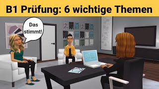 Mündliche Prüfung deutsch B1  Gemeinsam etwas planenDialog  6 wichtige Themen  sprechen Teil 3 [upl. by Sonafets107]