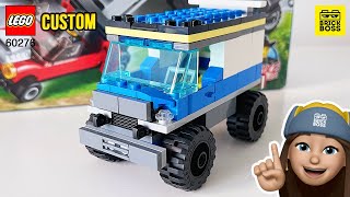 🔥LEGO POLICE MINIVAN moc Instructions  Lego City 60276 Alternative Model Speed Build Tutorial [upl. by Acimat376]