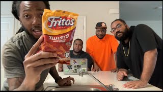 Fritos Twists Nacho Cheese Taste Test Review [upl. by Cilurzo]