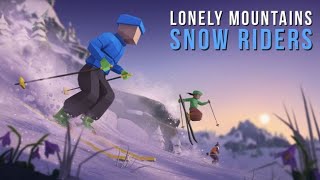 This New SKIING Game is AWESOME Lonely Mountains Snow Riders [upl. by Donna]