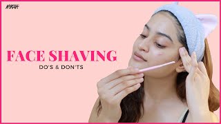 Face Shaving Dos amp Donts  Facial Hair Removal Tips  Nykaa [upl. by Niliram716]