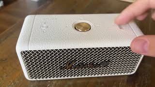 Marshall Emberton II Portable Bluetooth Speaker Such a great looking bluetooth speaker and battery [upl. by Enilrek]