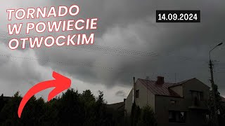 🌪️ TRĄBA POWIETRZNA W CHROSNIE W POWIECIE OTWOCKIM  14092024 [upl. by Drew]