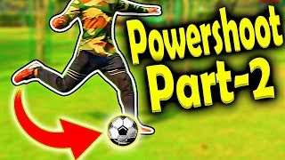 How to shoot  kick soccer ball with powerfootball freekick proper technique tutorial HINDI 2 [upl. by Odlavso]