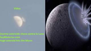 Enorme asteroide choca contra la Luna [upl. by Adnorrehs]