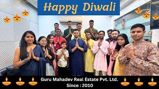 DIWALI CELEBRATION 2024 🎉  GURU MAHADEV REAL ESTATE  OFFICE DIWALI CELEBRATION [upl. by Ophelia]