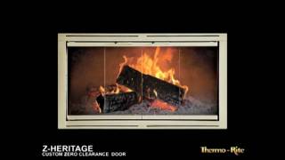 Heritage Z Fireplace Glass Doors  BrickAnew [upl. by Nosreve751]