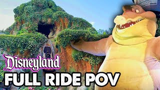 Tiana’s Bayou Adventure at Disneyland Park  Full Ride POV [upl. by Ezitram]