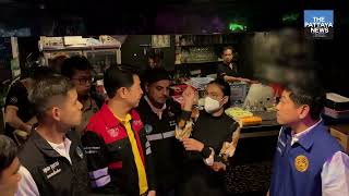 Pattaya Mayor and city officials inspect bars and clubs for fire safety [upl. by Fesuoy]