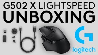 Logitech G502 X LIGHTSPEED Wireless Mouse UNBOXING [upl. by Stroud242]