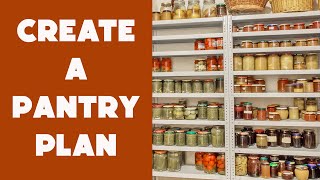 Create a PANTRY PLAN  Stocking Your Pantry from Your Familys Favorite Meals [upl. by Jessamyn]