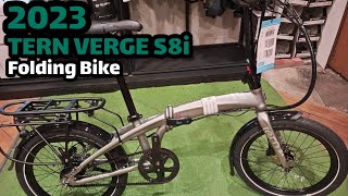 2023 TERN VERGE S8i FOLDING BIKE [upl. by Eula206]