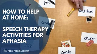 How to Help at Home Speech Therapy Activities for Aphasia [upl. by Decrem62]