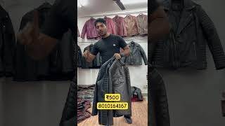 Original leather manufacturers in Delhi leather jacket shortsvideo [upl. by Aimal]