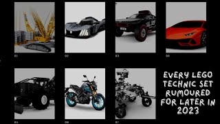 Every LEGO Technic set Rumoured for later in 2023 7 New Sets [upl. by Ydissak]