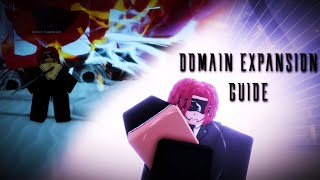 DOMAIN EXPANSION GUIDE amp TUTORIAL  Sorcery [upl. by Loseff]