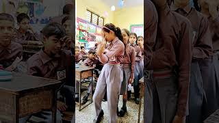 Dancing Steps 💃Classroom Fun 😃 trending school viralshort natkhatkaju schoollife [upl. by Ekram945]