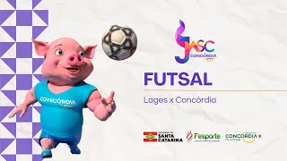 JASC 2024  FUTSAL FEMININO  LAGES x CONCÓRDIA [upl. by Katuscha]