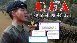 Q amp A part 1  Most Asked QuestionsGORKHALI [upl. by Glassco]