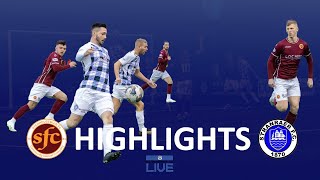 Highlights  Stenhousemuir 10 Stranraer 20th January 2024 [upl. by Aisinut]