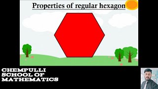 Properties of regular hexagon  Regular polygons [upl. by Blinnie]