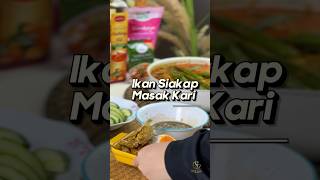 Ikan Siakap Masak Kari cooking food [upl. by Lawley]