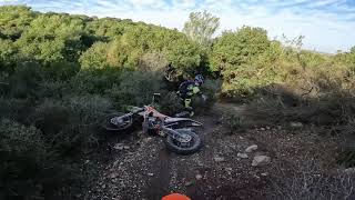 Beta RR350 2021 vs KTM 350 EXCF 2022 Hard Enduro Horshan [upl. by Ares]