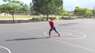 Spiderman plays basketball [upl. by Hyams]