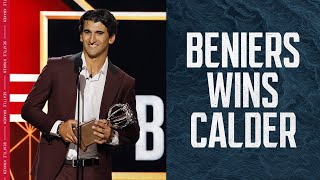 Matty Beniers Wins 2023 Calder Memorial Trophy [upl. by Luanni]