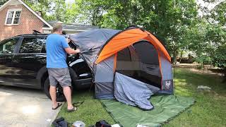 RightLine SUV tent and Mattress 2022 Pilot  Review and Setup [upl. by Aronaele]