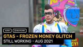 GTA 5  FROZEN MONEY GLITCH  AUG 2021  STILL WORKING [upl. by Liatris85]