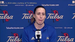 Tulsa womens basketball team aware of the standings but its not our focal point Coach Nelp [upl. by Chun]