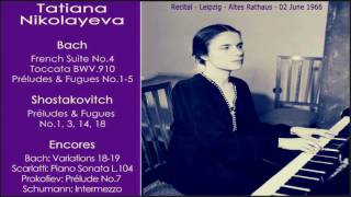 BACH Tatiana Nikolayeva Toccata in F sharp minor BMV 910 HD [upl. by Eilrak546]