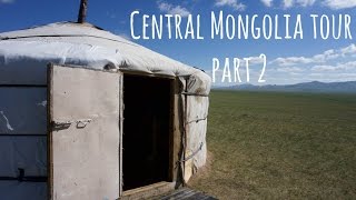 Trans Siberian Railway Trip 3rd class  Central Mongolia Tour Part 2 [upl. by Nylissej940]