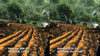 Crysis Warhead mit SGSSAA Geforce 30697 vs 31033 [upl. by Anialeh922]