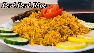 Nando’s Style Spicy Peri Peri Rice  Peri Peri Rice Recipe  Taste Assured [upl. by Mit]