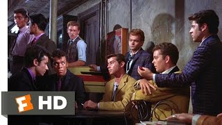 West Side Story 610 Movie CLIP  Challenge to a Rumble 1961 HD [upl. by Ulrikaumeko]