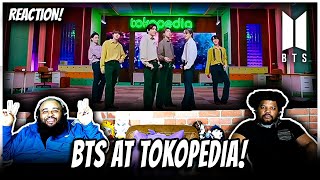 BTS My boys at Tokopedia Reaction [upl. by Allisurd]