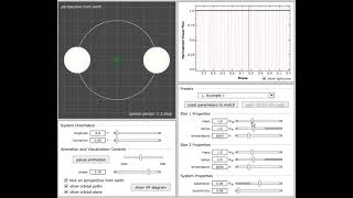 Eclipsing Binary Stars Simulation Usage Training Video [upl. by Favata166]