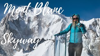 Mont Blanc  Virtual tour  Part 1  4K  Courmayeur  Skyway Monte Bianco [upl. by Noimad]