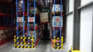 VNA pallet racking system  Kingmore Brand [upl. by Nnylram]